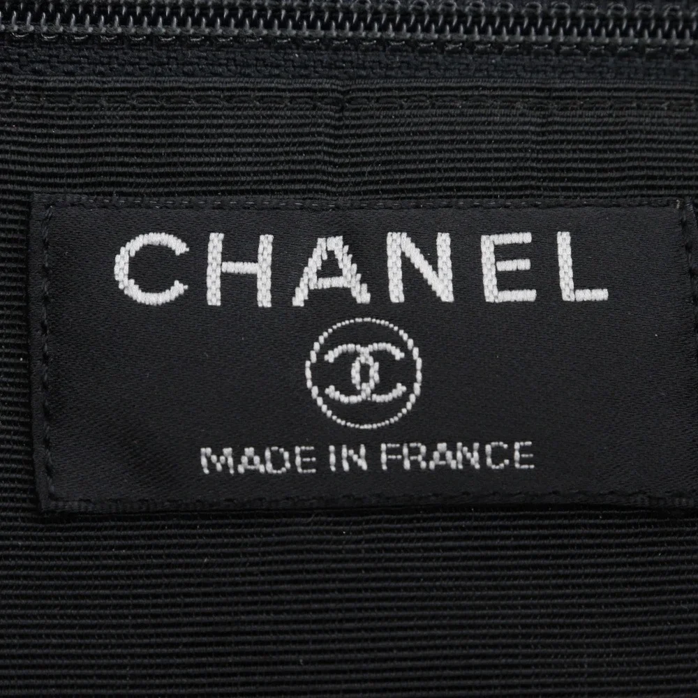 CHANEL Brown Logo Tote Bag